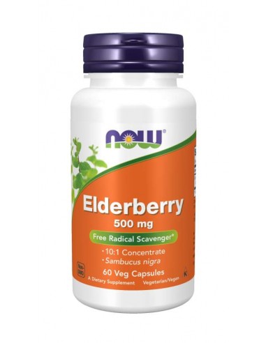 NOW Foods Elderberry 500 mg - 60 Vcaps