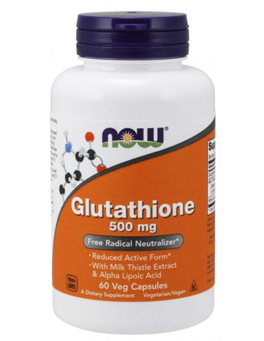 NOW Foods Glutathione 500mg-60caps