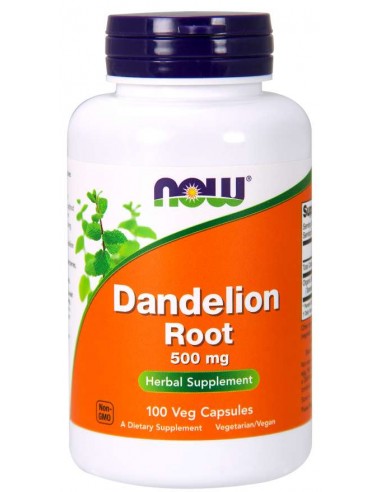 Now Dandelion Root 500mg - 100 Veg Caps