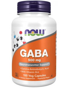 Now GABA 500 mg 100 Vcaps