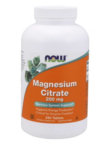 Now Foods, Magnesium Citrate-250tablets