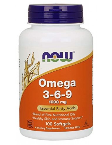 Now Foods OMEGA 3-6-9, 100 Sgels